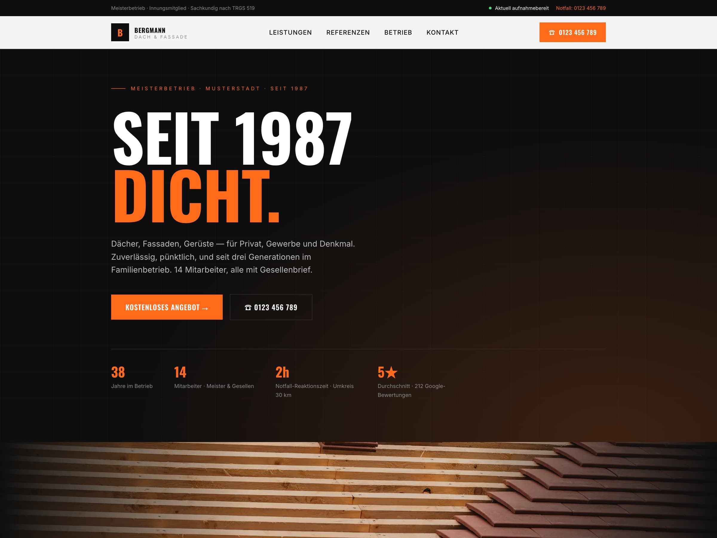 Bergmann Dach — Handwerk
