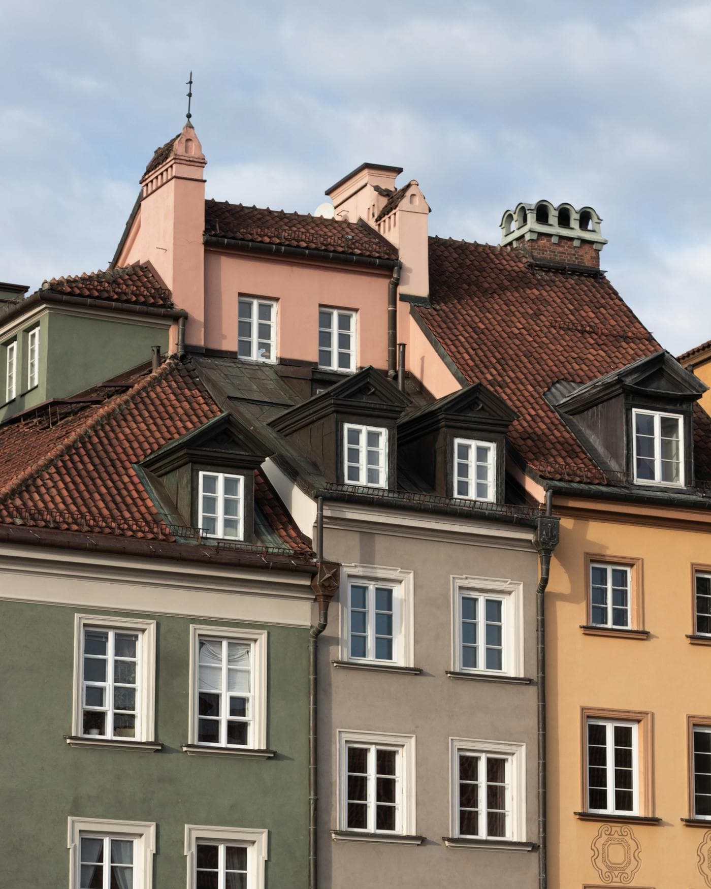 Reihenhaus-Straßenzug