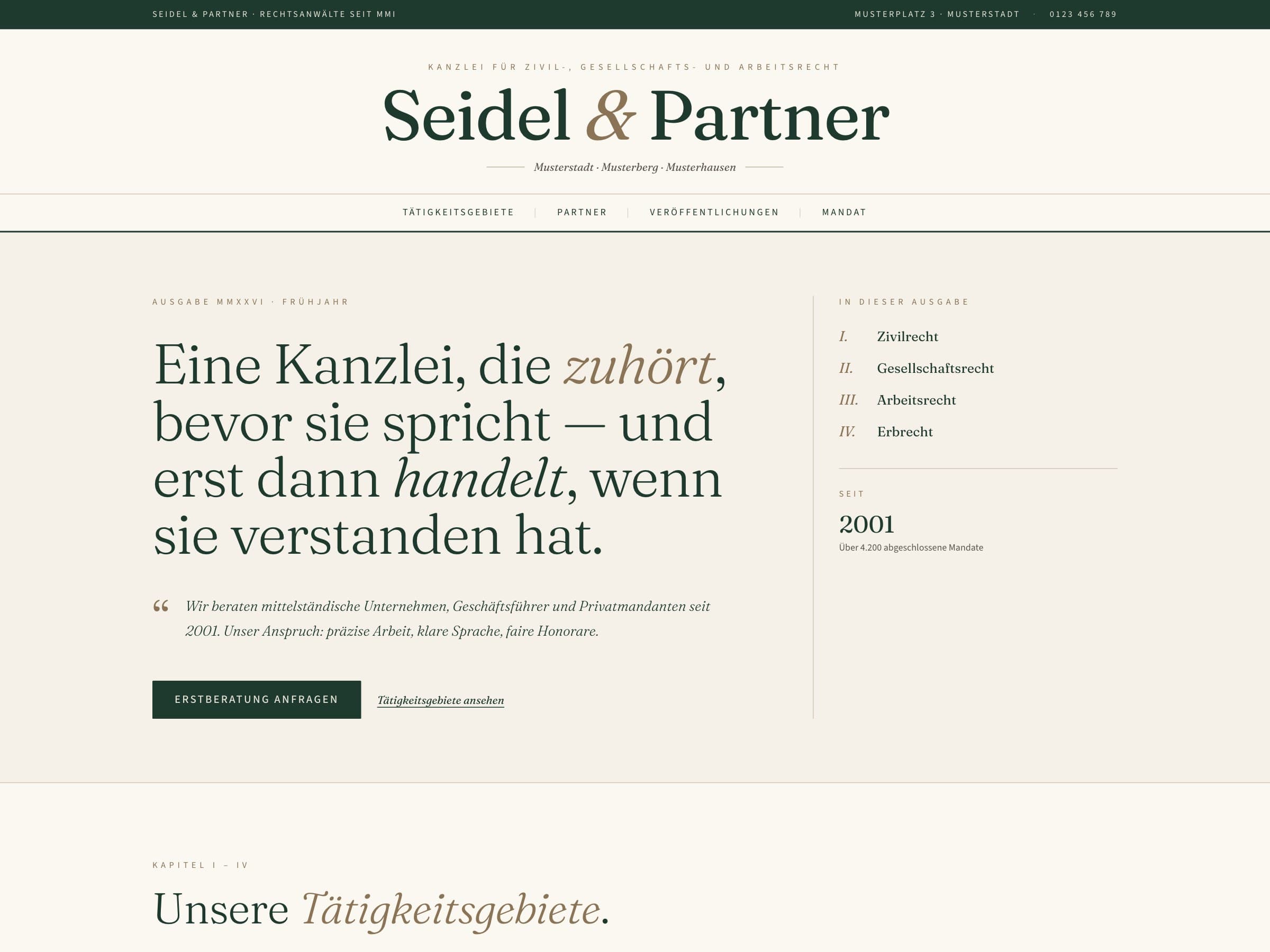 Seidel & Partner — Kanzlei